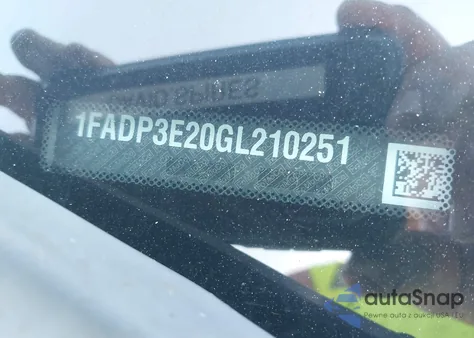 2016 Ford Focus S from USA, damaged, VIN 1FADP3E20GL210251